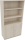 Regalschrank endless, 1.000 x 1.869 x 442 mm, silber/akazie