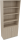Regalschrank endless, 1.000 x 2.221 x 442 mm, silber/eiche