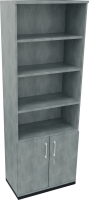 Regalschrank endless, 800 x 2.221 x 442 mm, anthrazit/beton