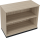 Regal endless, 2 Ordnerhöhen, 1.000 x 781 x 442 mm, anthrazit/eiche