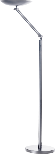 Deckenfluter UNILUX VARIALUX Articulé LED - metallgrau