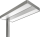 Deckenfluter UNILUX LIXUS LED - metallgrau