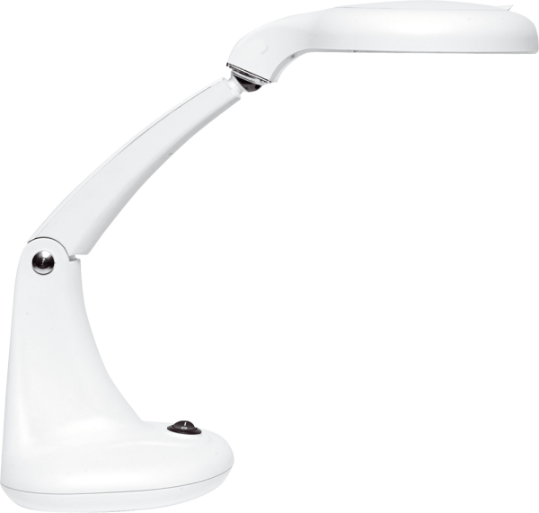 Lupe  UNILUX MINI-ZOOM, 1,75-fach, 7-fach, LED-Beleuchtung, Ø: 95 mm, Kunststoff/Glas, weiß