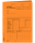 Handaktenbogen Blattsammlung, innen unbedruckt, 120 g/m² Karton, 315 x 225 mm, gelocht, orange