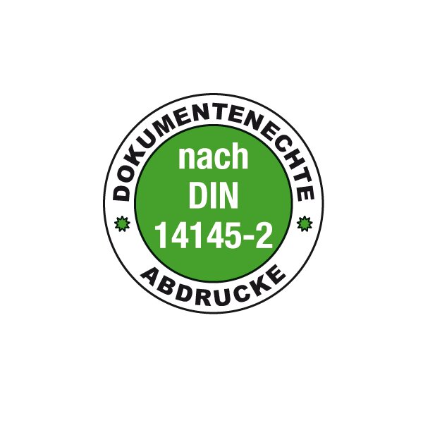 Notarsiegel mit LW und Textumschriftung trodat 52045, bis Ø 35 mm, selbstfärbend