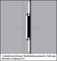 Kanzlei-Hängehefter ORGA+™ mit Tasche, 1 Abheftvorrichtung, Rechtsheftung, hellblau