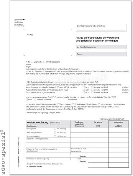 Kostenerstattung Strafsachen