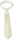 Langbinder / Krawatte reine Seide, Breite 6 cm, weiß