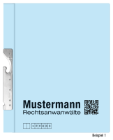Pendelhefter mit individuellem Druck, ReNo-Serie, 2...