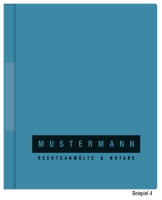 Hängehefter mit individuellem Druck, ReNo-VERTIC, 1 Abheftfalz, Rechts-/Linksheftung, Tasche, blau