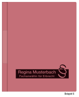 Hängehefter mit individuellem Druck, ReNo-VERTIC, 1 Abheftfalz, Rechts-/Linksheftung, Tasche, rot