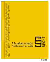 Hängehefter mit individuellem Druck, ReNo-VERTIC, 2 Abheftfalze, Tasche, maisgelb