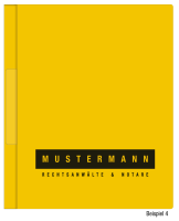 Hängehefter mit individuellem Druck, ReNo-VERTIC, 2 Abheftfalze, Tasche, maisgelb