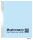 Hängehefter mit individuellem Druck, ORGA+, 1 Abheftvorrichtung, Linksheftung, Tasche, hellblau