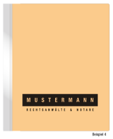 Hängehefter mit individuellem Druck, ORGA+, 2 Abheftvorrichtungen, Linksheftung, Tasche, chamois