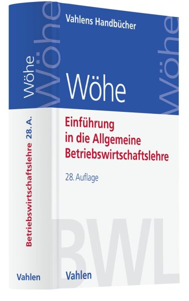 Einführung in die allgemeine BWL 28. Aufl. 2023