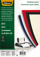 Einbanddeckel Fellowes Delta, Lederstruktur, DIN A4, 250...