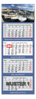 Viermonats-Wandkalender mit individuellen Motiven und...
