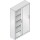 Schiebetürenschrank CP Acurado, 5 OH, 1.200 x 1.950 x 400 mm