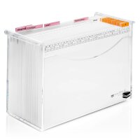 Orga-Dehnmappen Elegance weiß 250g
