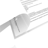Blättersicht-Hülle, transparent