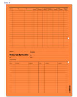 Handaktenbogen Blattsammlung, 120 g/m² Karton, 225 x 315 mm, gelocht, orange