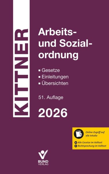Arbeits- und Sozialordnung 2026