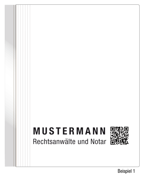 Hängehefter mit individuellem Druck, ORGA+, 1 Abheftvorrichtung, Linksheftung, Tasche, weiß