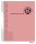 Hängehefter mit individuellem Druck, ORGA+, 2 Abheftvorrichtungen, Rechtsheftung, Tasche, rosa
