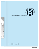 Pendelhefter mit individuellem Druck, ReNo-Serie, 1 Abheftvorrichtung, Rechtsheftung, Tasche, hellblau