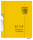 Pendelhefter mit individuellem Druck, ReNo-Serie, 1 Abheftvorrichtung, Rechtsheftung, Tasche, maisgelb