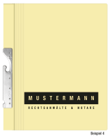 Pendelhefter mit individuellem Druck, ReNo-Serie, 1 Abheftvorrichtung, Rechtsheftung, Tasche, hellgelb
