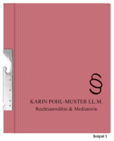Pendelhefter mit individuellem Druck, ReNo-Serie, 1 Abheftvorrichtung, Rechtsheftung, Tasche, hellrot