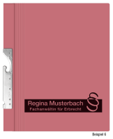 Pendelhefter mit individuellem Druck, ReNo-Serie, 1 Abheftvorrichtung, Rechtsheftung, Tasche, hellrot