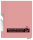 Pendelhefter mit individuellem Druck, ReNo-Serie, 1 Abheftvorrichtung, Rechtsheftung, Tasche, rosa