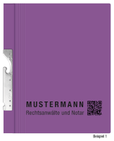 Pendelhefter mit individuellem Druck, ReNo-Serie, 1...