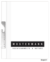 Pendelhefter mit individuellem Druck, ReNo-Serie, 2 Abheftvorrichtungen, Rechtsheftung, Tasche, weiß