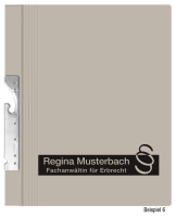 Pendelhefter mit individuellem Druck, ReNo-Serie, 2 Abheftvorrichtungen, Rechtsheftung, Tasche, grau