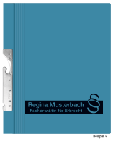 Pendelhefter mit individuellem Druck, ReNo-Serie, 2 Abheftvorrichtungen, Rechtsheftung, Tasche, blau