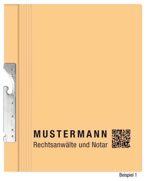Pendelhefter mit individuellem Druck, ReNo-Serie, 2 Abheftvorrichtungen, Rechtsheftung, Tasche, chamois