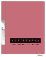 Pendelhefter mit individuellem Druck, ReNo-Serie, 2 Abheftvorrichtungen, Rechtsheftung, Tasche, hellrot