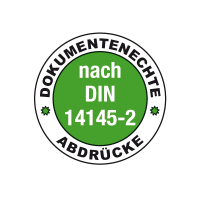 Vorgangsstempel: Beglaubigte Kopie (Auszug ohne Auflassung) - COLOP Printer 40, selbstfärbend