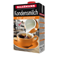 Kondensmilch Naarmann, Fettgehalt 4 %, 1 kg