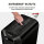 Aktenvernichter Fellowes® Powershred LX65, Partikel 4 x 40 mm, SSt. P-4, 10 Blatt, schwarz