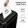 Aktenvernichter Fellowes® Powershred LX65, Partikel 4 x 40 mm, SSt. P-4, 10 Blatt, schwarz