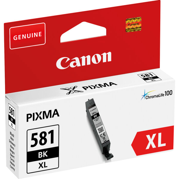 Canon Tintenpatrone Originalzubehör CLI-581XL BK ca. 515 Seiten schwarz 8,3ml