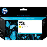 HP Tintenpatrone Originalzubehör 728 gelb 130ml
