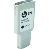 HP Tintenpatrone Originalzubehör 728 schwarz matt 300ml