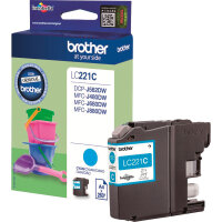 Brother Tintenpatrone Originalzubehör LC-221C ca....