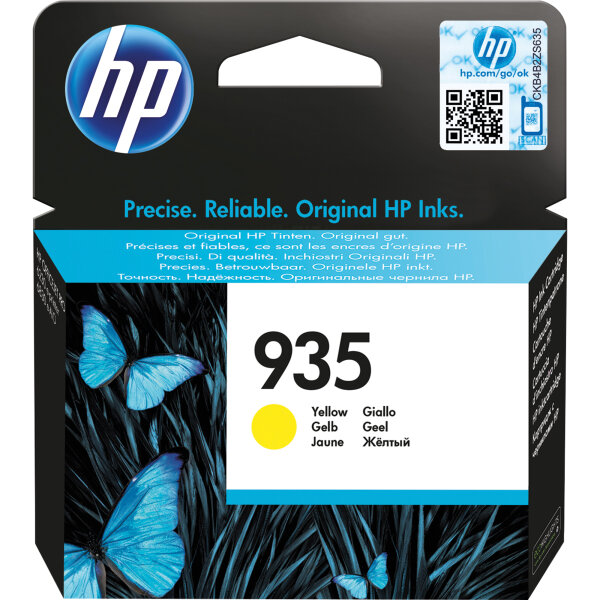 HP Tintenpatrone Originalzubehör 935 ca. 400 Seiten gelb 4,5ml